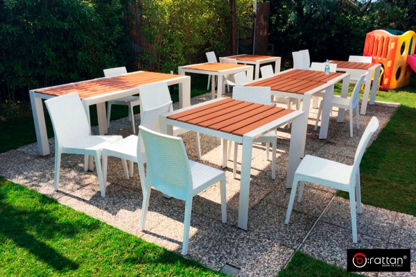 Стул B:rattan VIRGINIA без подлокотников, белый