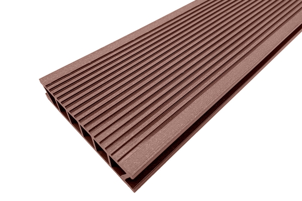 Террасная доска Deckron (Декрон) Classic, производство Россия, 153*28* 4000мм, коричневый, П7