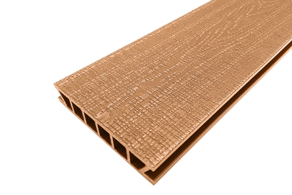 Террасная доска Deckron (Декрон) WoodLike с 3D тиснением, 153*28*6000мм, кедр, П7