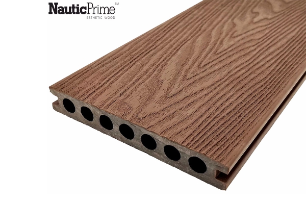 Террасная доска NauticPrime Resine, 148*22*4000 коричневый