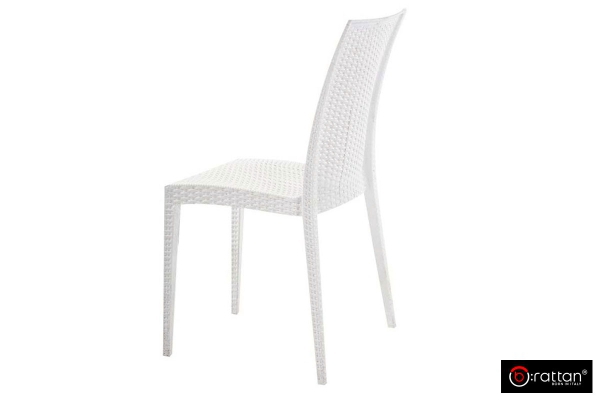 Стул B:rattan VIRGINIA без подлокотников, белый