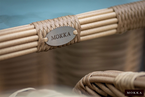MOKKA MAJORCA стол обеденный, цвет соломенный