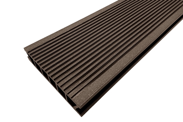 Террасная доска Deckron (Декрон) Classic, производство Россия, 153*28*4000мм, венге, П7
