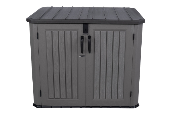 Ящик пластиковый WoodLook, 1380 л, серый